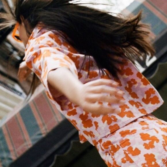 Zara Crop Jacket Connie Floral Oversized Shacket Size XS • BLOGGER FAVORITE • - Picture 5 of 16